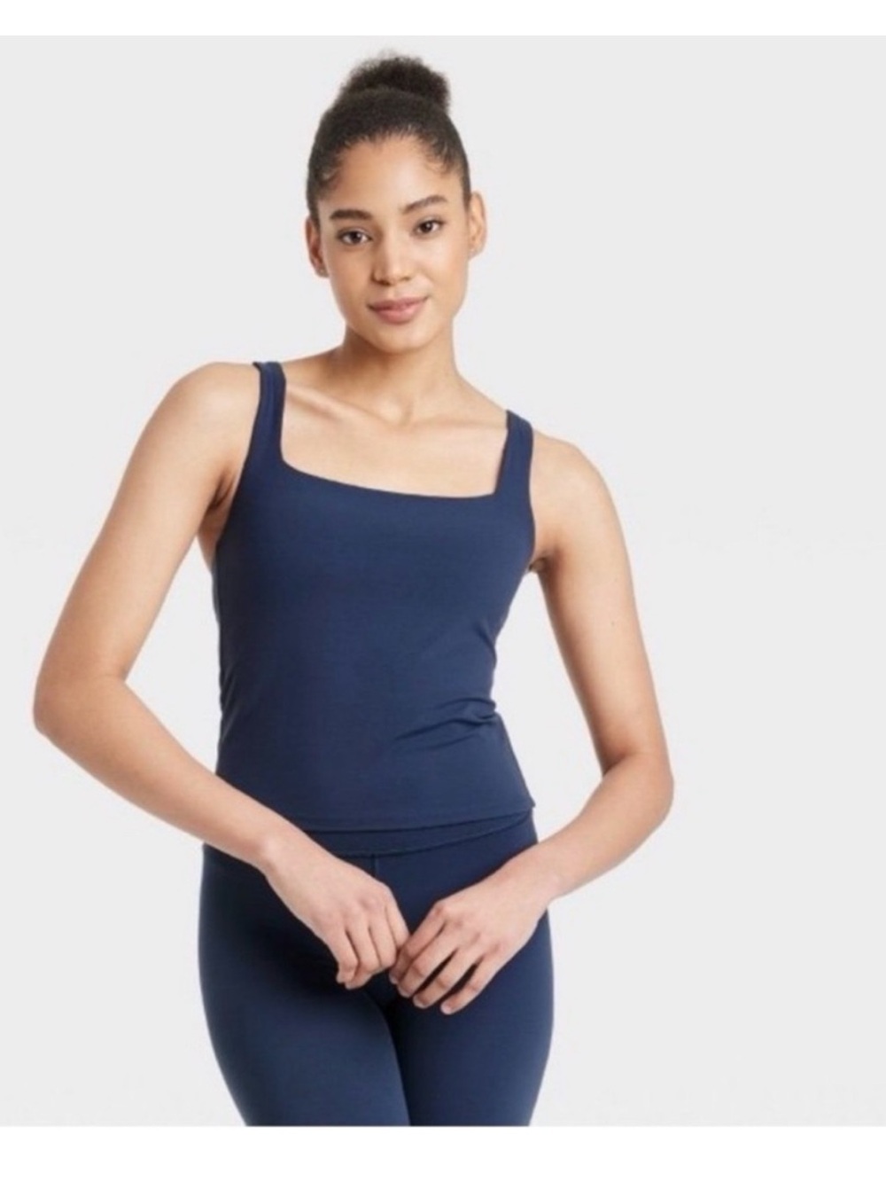 all in motion Navy High-Waist Performance Leggings and tank top ( set )